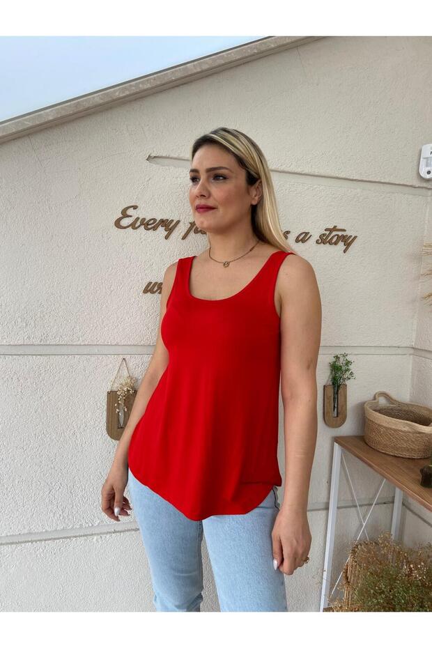 Kalın Askılı Tshirt - 1