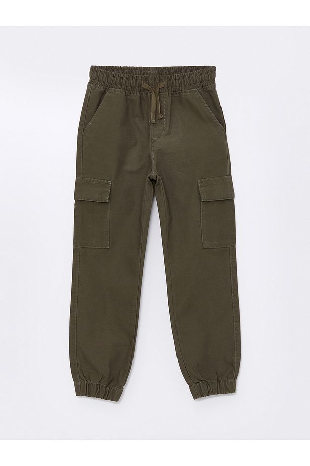 Beli Lastikli Erkek Çocuk Jogger Pantolon - 1