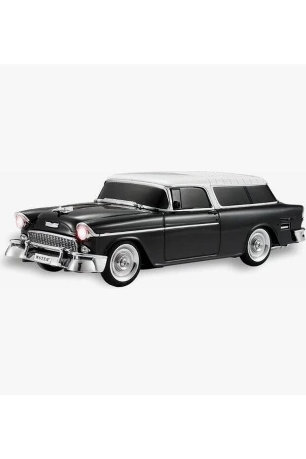 WS-1955BT Nostalji Araba Bluetooth Hoparlör Fm Radyo USB Tf Aux Destekli Speaker - 1