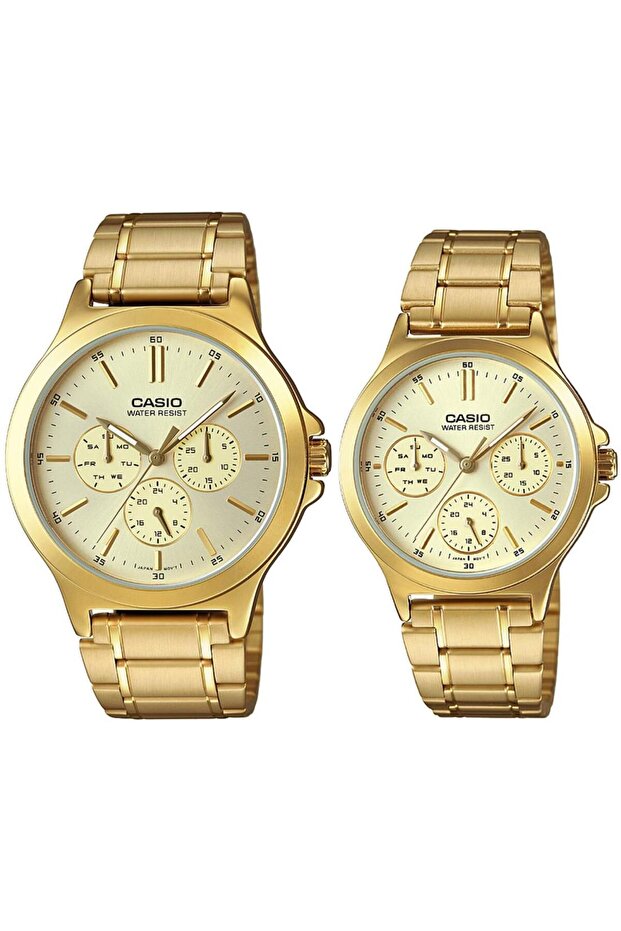 Mtp-Ltp- V300G-9Audf Couple Wrist Watch (Women'S-Men's)