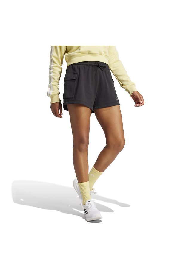 Essentials Small Logo French Terry Cargo Şort - 4