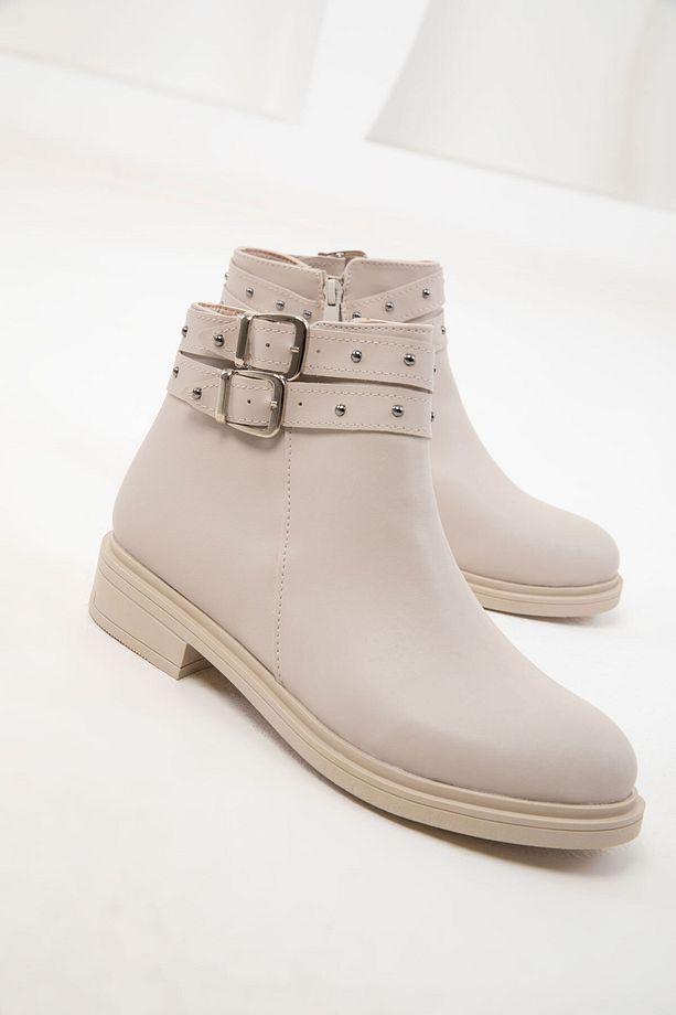 Bej Kadın Bot & Bootie 20188 - 3