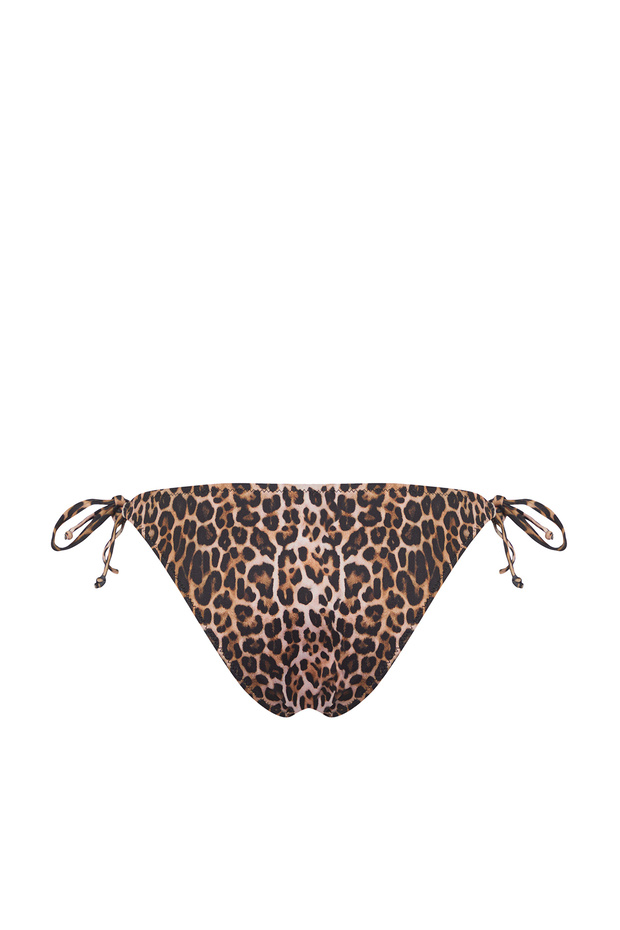 Leopar Desenli Brazilian Düşük Bel Bikini Altı TBESS23BA00052 - 7