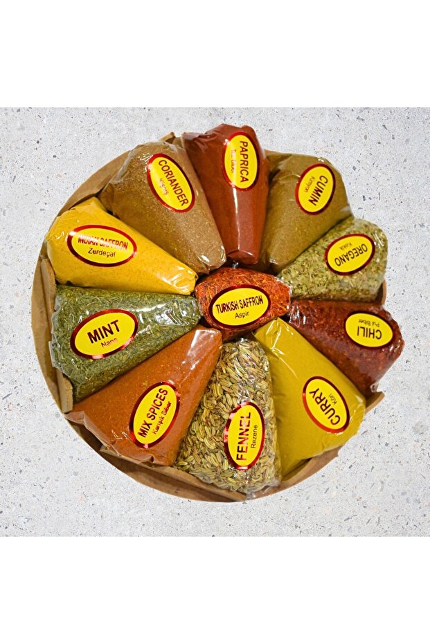 11 نوعًا من مجموعة التوابل مع سلة - 4