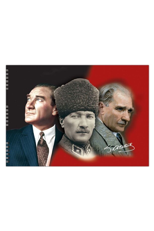 Ataturk Painting Book 35x50 15 Sheets