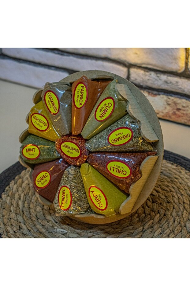 11 نوعًا من مجموعة التوابل مع سلة - 2