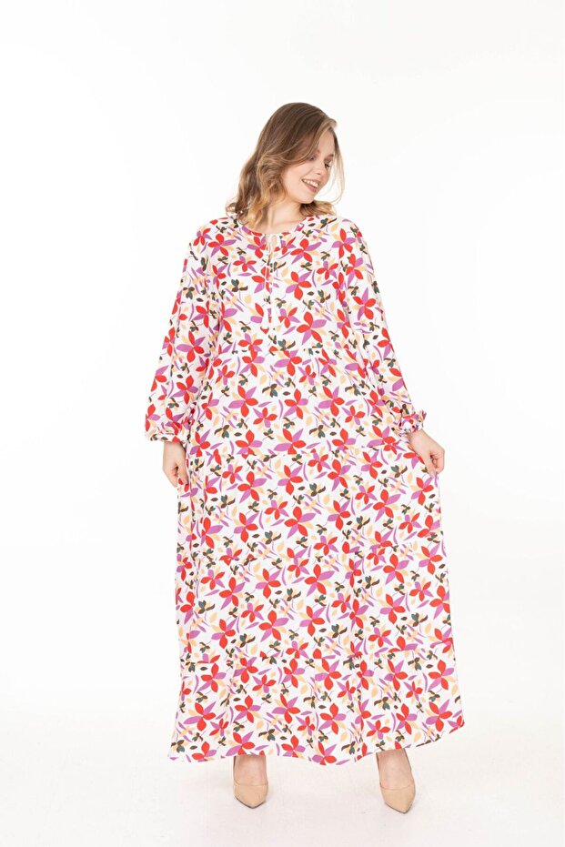 Rochie lungă de vară cu mânecă lungă pentru femei - 6