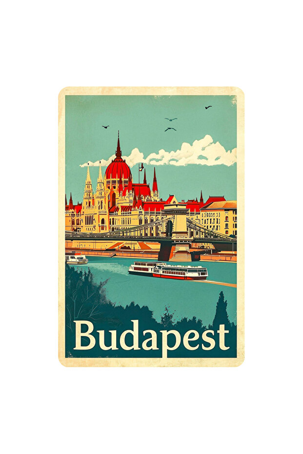 Buzdolabı Magneti - Budapeşte - 1