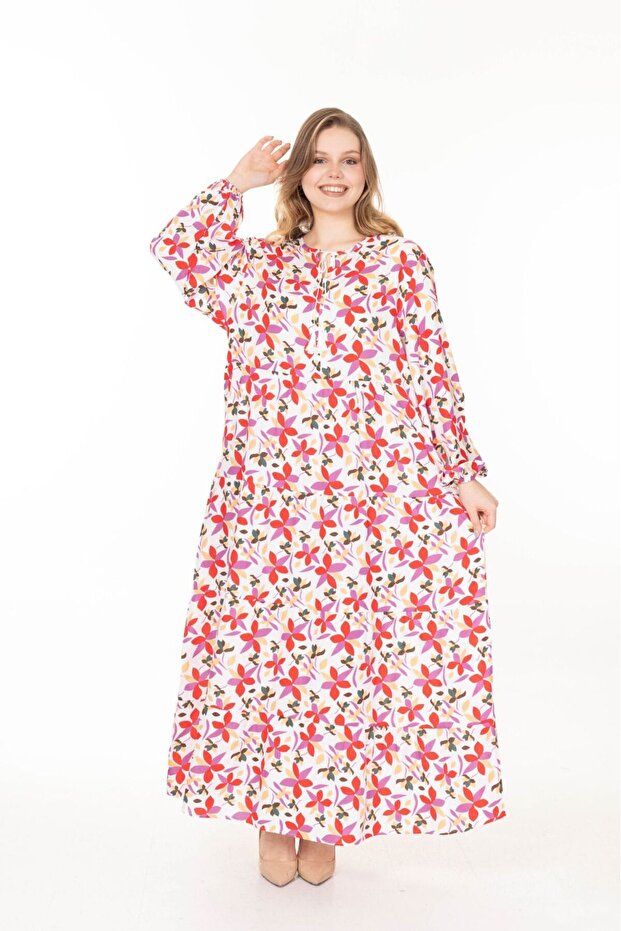 Rochie lungă de vară cu mânecă lungă pentru femei - 4