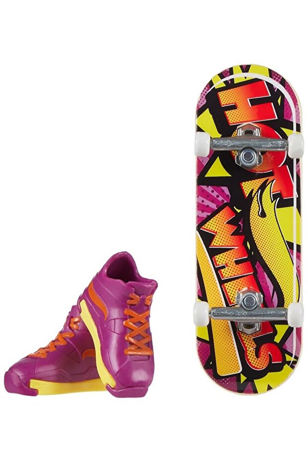 Hot Wheels Skate Finger Skateboard and Shoe Packs Hgt46-Hvk08
