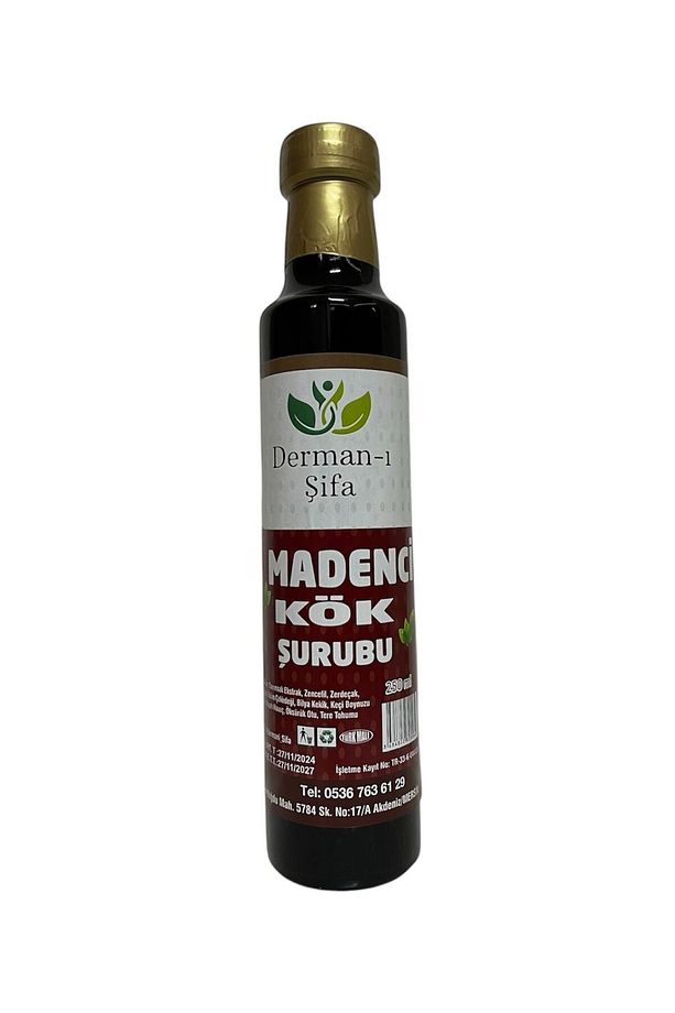DERMAN-I ŞİFA Madenci Kök Şurubu 250ml - 3