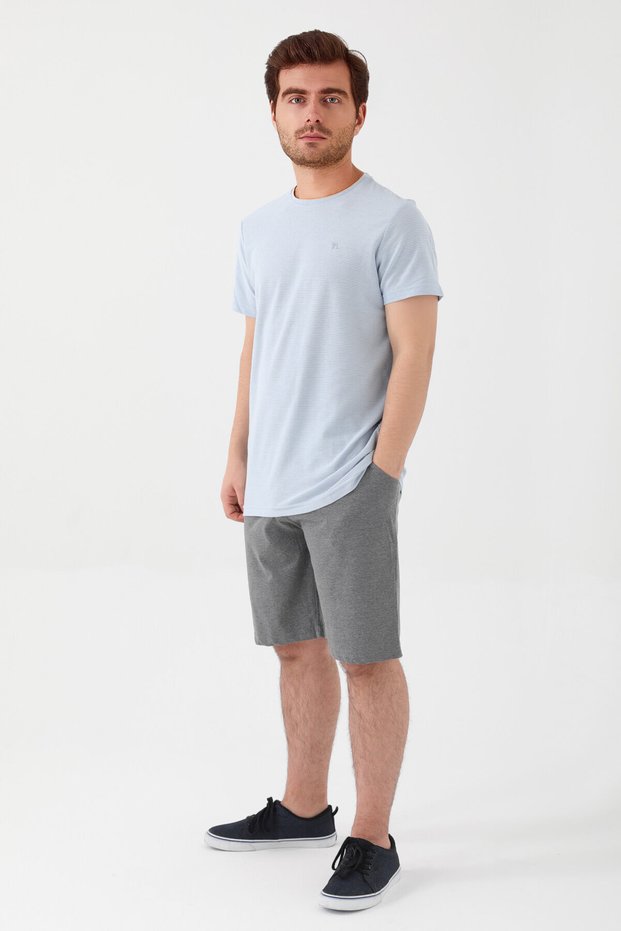 Muški plavi bermuda set