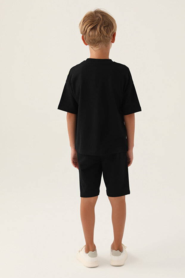 Boys' Bermuda Set - Black - 5