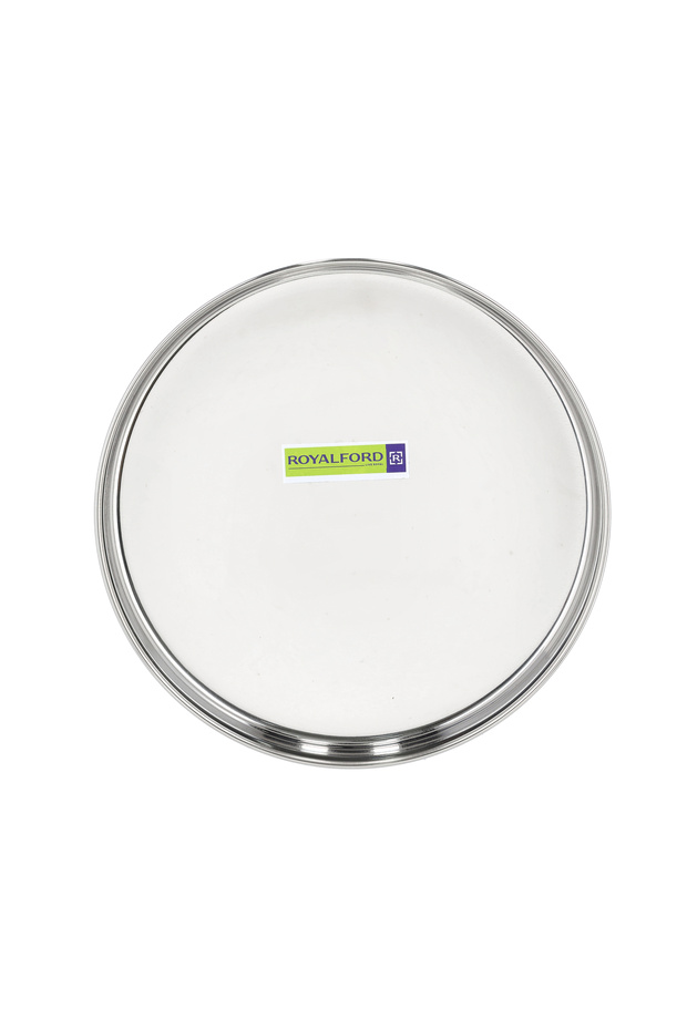 Khumcha Plate, 28cm Stainless Steel Plate, RF10160