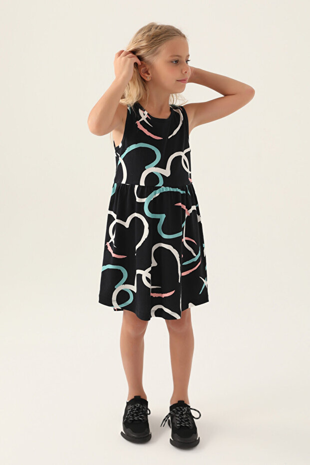 Черна рокля за момиче - 3