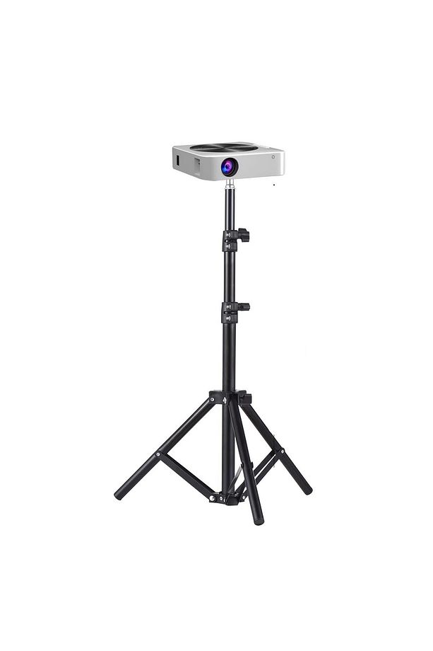 Taşınabilir Projeksiyon Cihazları ve Selfie Kullanım için Üç Ayaklı Tripod 2.10 Metre - 1