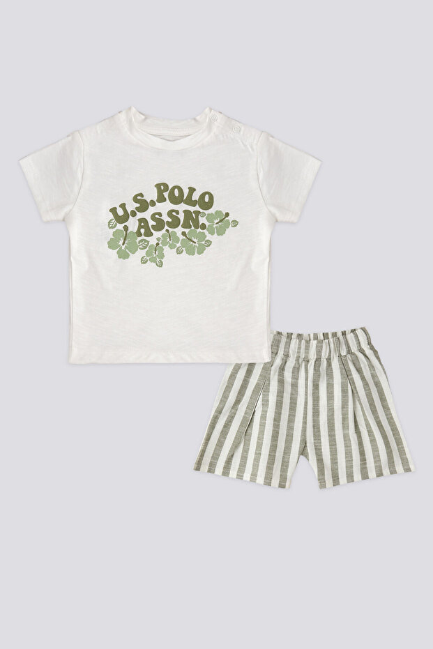 Baby Girl Cream 2-Piece Baby Set