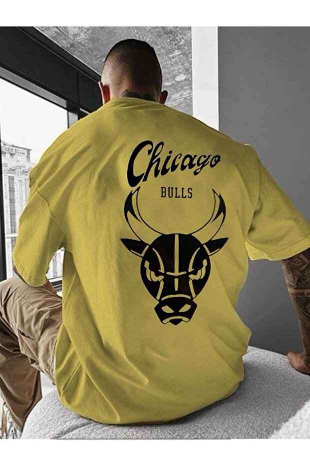 تي شيرت مطبوع عليه CHICAGO BULS