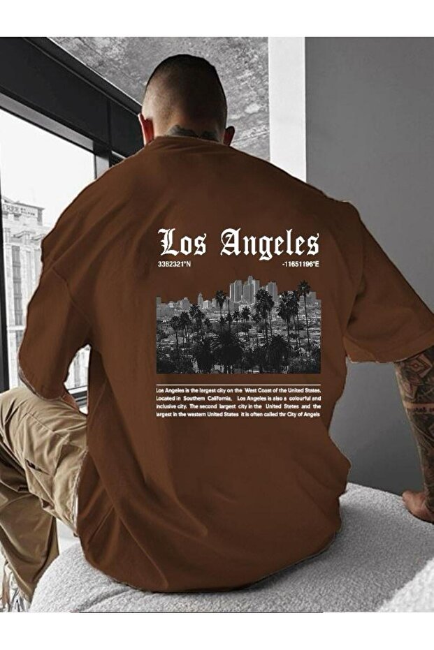 تي شيرت بطبعة BENROMA من LOS ANGELES