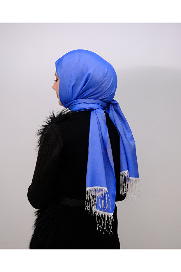 İPEKSİ ŞAL -MAVİ - 2