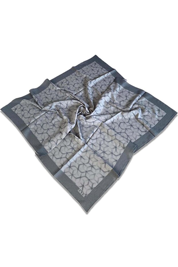 Eșarfă gri mixtă - 1040600-974-32663 - 1