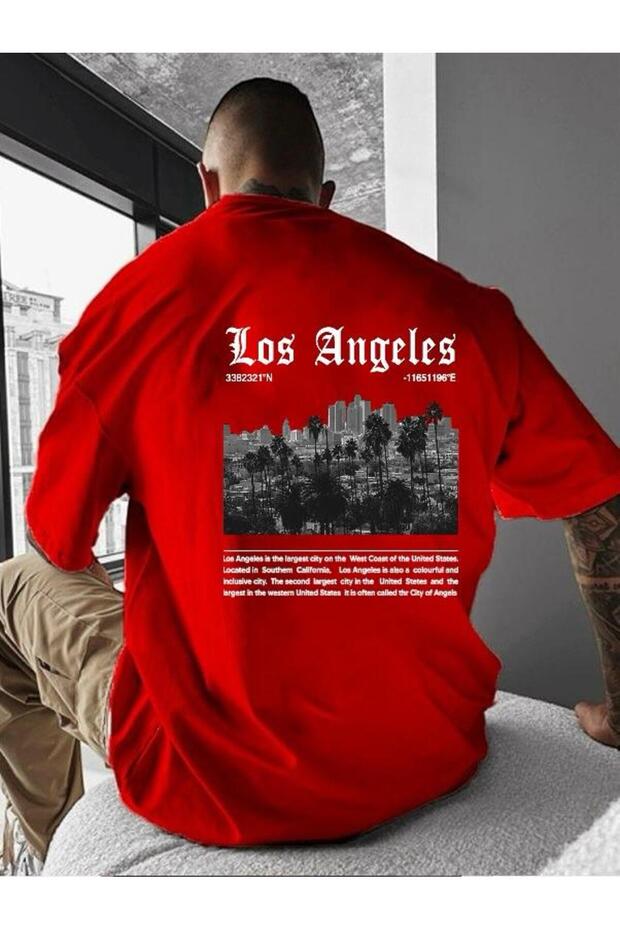 تي شيرت بطبعة BENROMA من LOS ANGELES