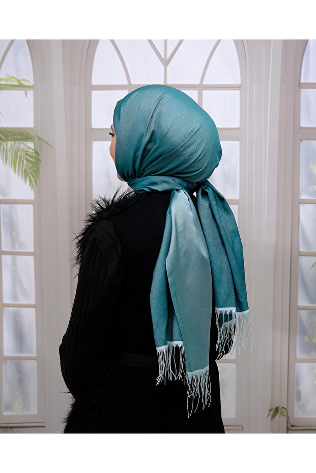 İPEKSİ ŞAL -YEŞİL - 2