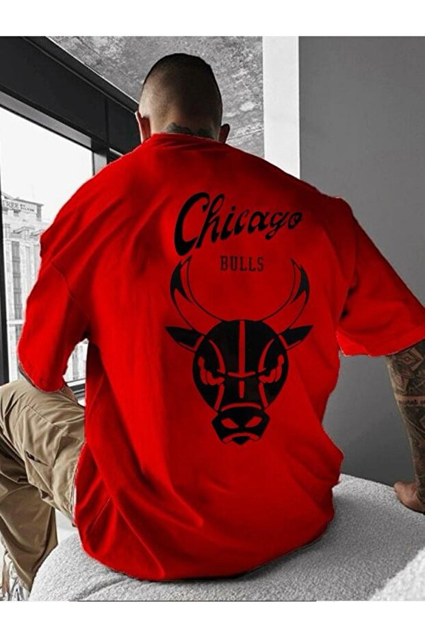 تي شيرت مطبوع عليه CHICAGO BULS