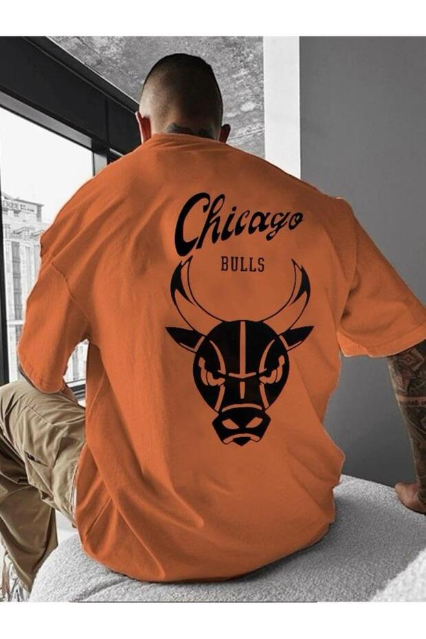 تي شيرت مطبوع عليه CHICAGO BULS