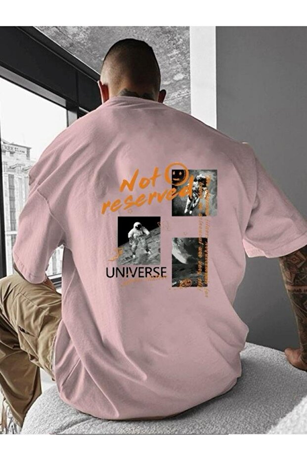 ملاحظة تي شيرت مطبوع كبير الحجم - 1