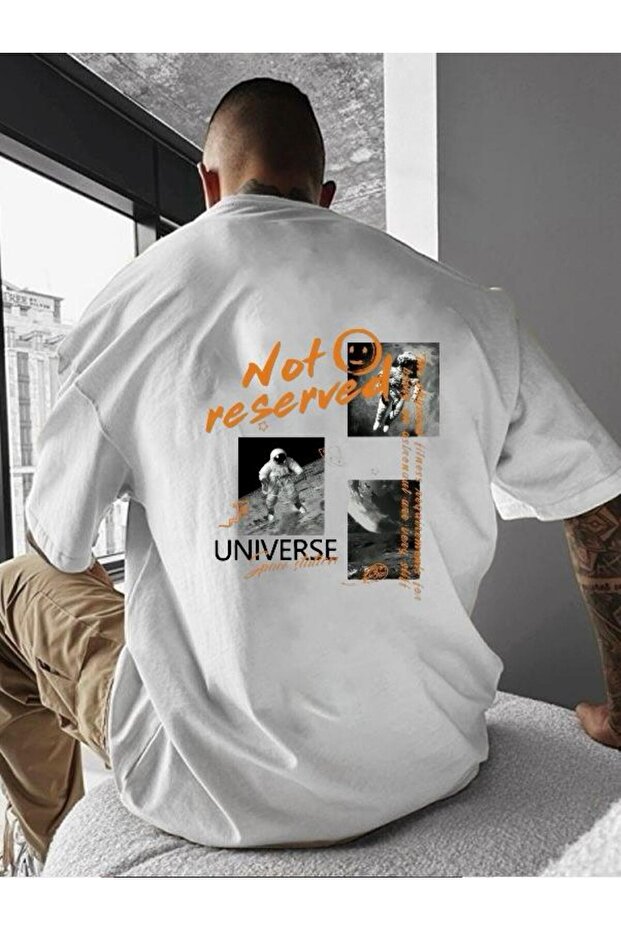 ملاحظة تي شيرت مطبوع كبير الحجم - 1