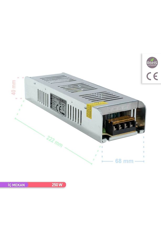 Ay02-02500 240w 20a Ince Tip Led Trafosu - 6