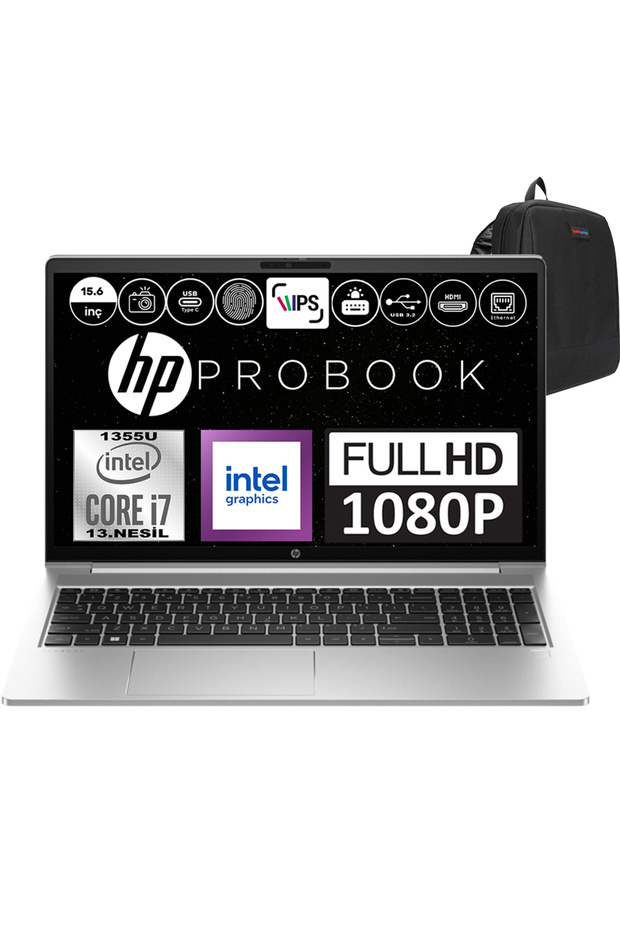 Probook 450 G10 I7 1355U 16GB 2tb SSD Intel® Iris® Xᵉ 11 Pro 15.6" Fhd 9G1G3ETP04 - 1