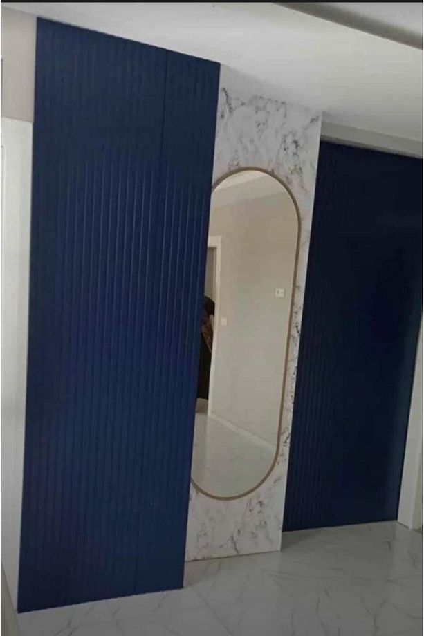 9cm x102cm 1 ADET Sidney Dekoratif, Duvar Çıtası Ham Ahşap Duvar Paneli, Boyanabilir, Ham, Mdf Panel - 3