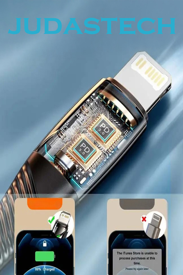 C25 Type-C To Lightning 5A/29W Şarj ve Data Kablosu -3mt - 8