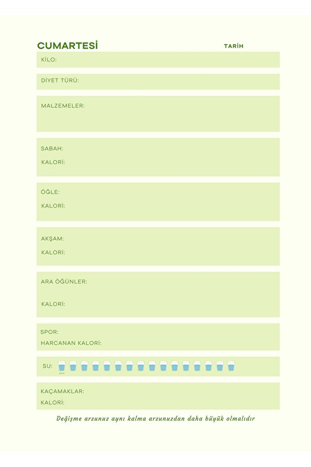 Diyet Defteri - 5