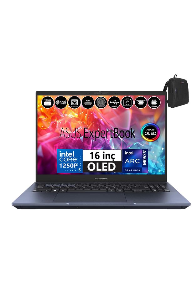 Expertbook WB5602CBN I5 1250P 24GB Ddr5 512GB SSD 16" OLED 4K 4gb ARCA350M W11HOME WL2016417 - 1