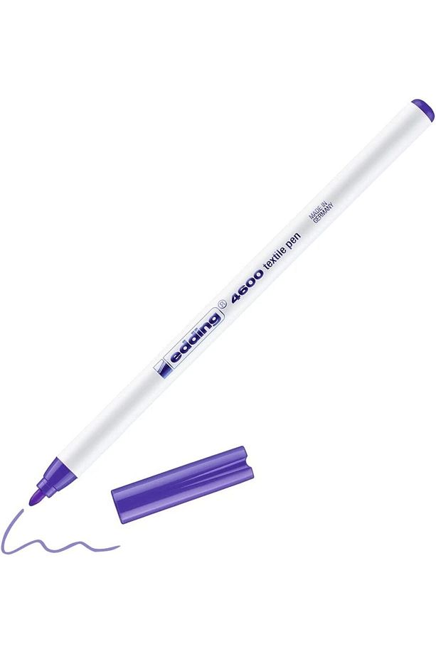 4600 1.0mm Tekstil Kumaş Kalemi Neon Mor / 068 - 1
