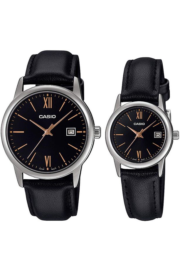 MTP-LTP- V002L-1B3UDF Çift Kol Saati (Kadın-Erkek) - 1