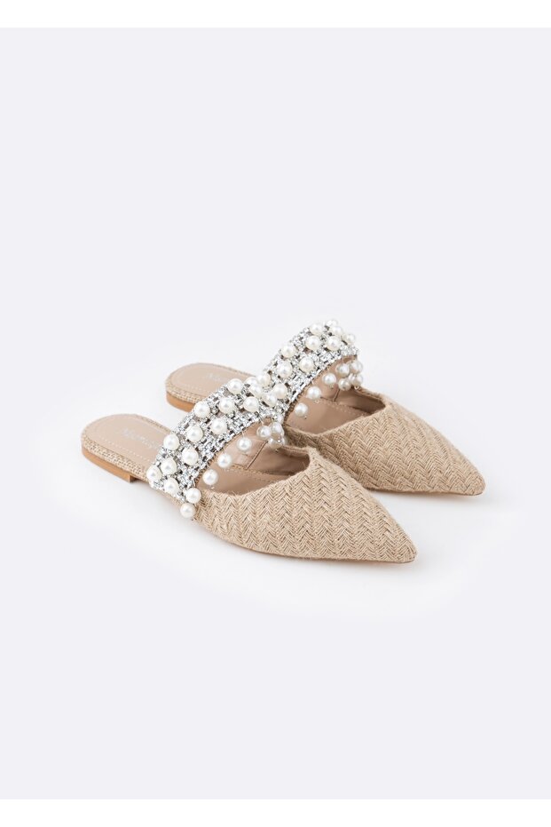 Fomax Straw Pearl női papucs - 7