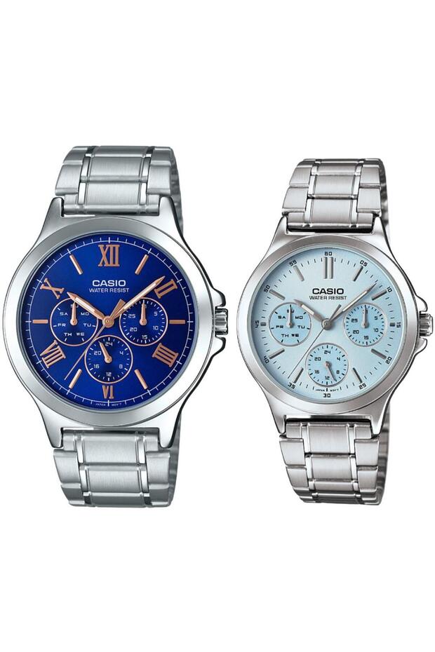 Mtp-Ltp- V300D-2Audf Couple Wrist Watch (Women'S-Men's)