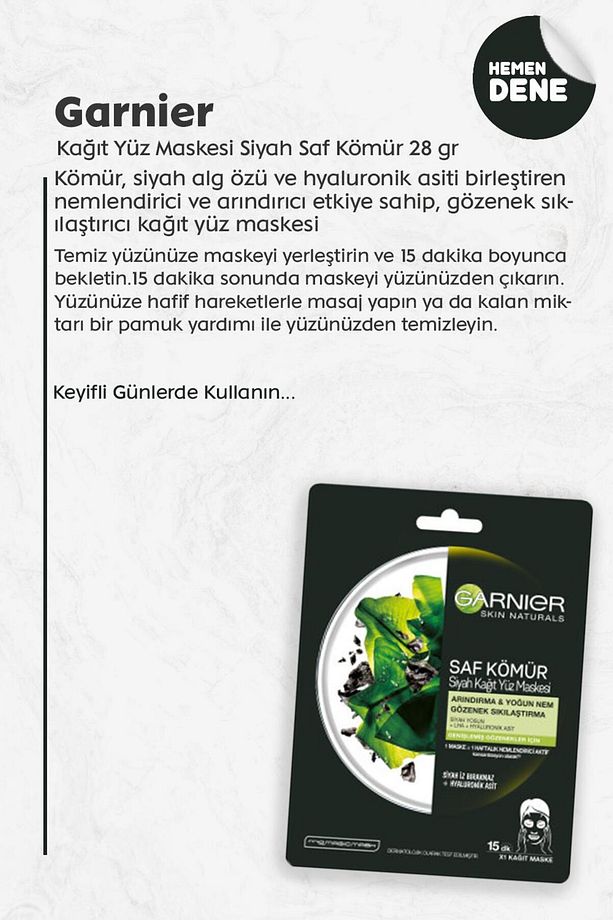Siyah Saf Kömür Kağıt Maske X 5 Ve Micellar Makyaj Temizleme Suyu - 2