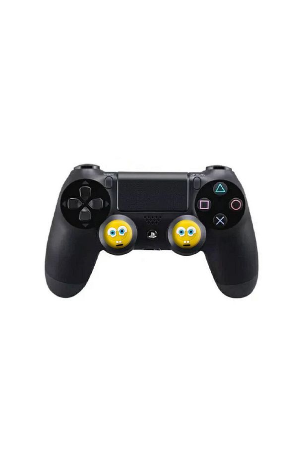 Sünger Bob  PS5/PS4/PS3/Xbox One/One X/One S/Series X/Series S 3D Analog silikon Koruyucu -4 Adet - 2