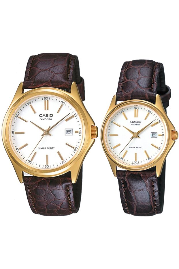 MTP-LTP- 1183Q-7ADF Çift Kol Saati (Kadın-Erkek) - 1