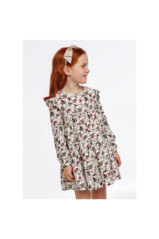 Winter Girl's Long Sleeve Dress