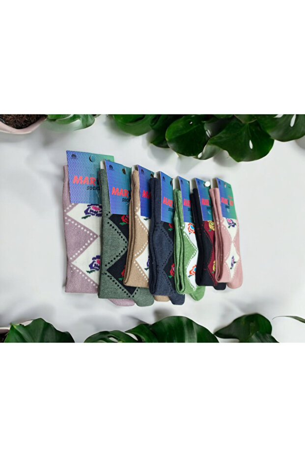 جوارب موسمية منقوشة مكونة من 12 قطعة - 2