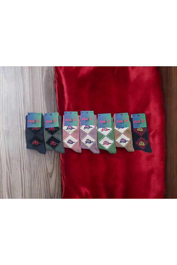 جوارب موسمية منقوشة مكونة من 12 قطعة - 4