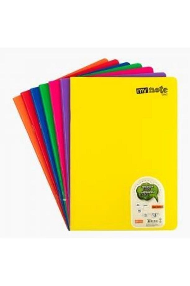 My Note Text A4 60 Yaprak Çizgili Defter Plastik Kapak - 1