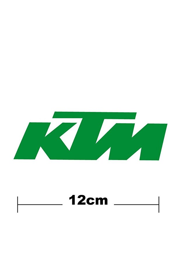 ملصق حروف بشعار KTM بلون واحد