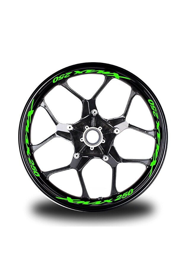 Xmax 250 Written 16-Piece In-Rim Lettering Sticker Label